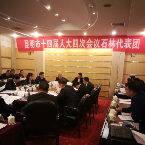 昆明市第十四届人民代表大会第四次会议石林代表团会议