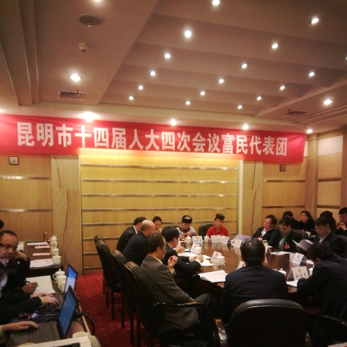 昆明市第十四届人民代表大会第四次会议富民代表团会议