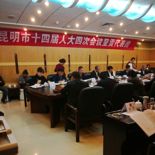 昆明市第十四届人民代表大会第四次会议呈贡代表团会议